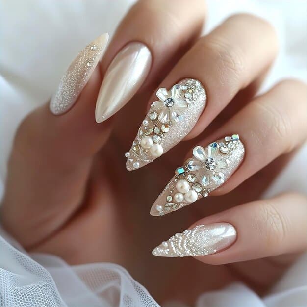 Bridal Nail Art and Manicure