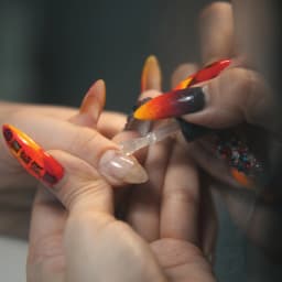 3D Nail Extensions with Art
