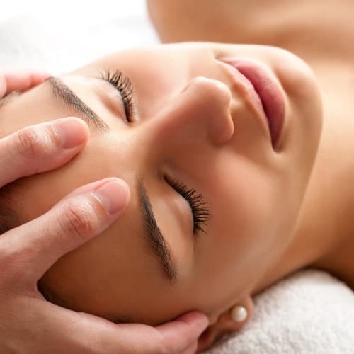 Craniosacral therapy for tension relief.