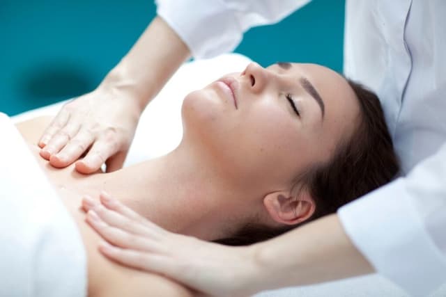 Lymphatic drainage massage to promote detoxification.