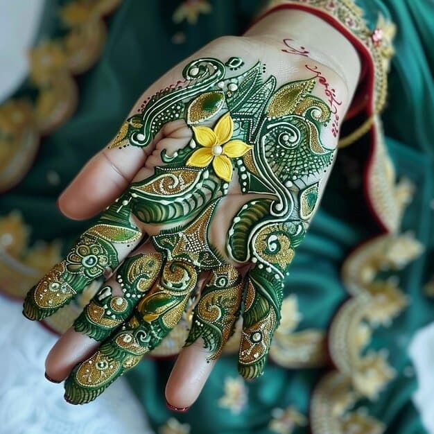 Floral Mehendi