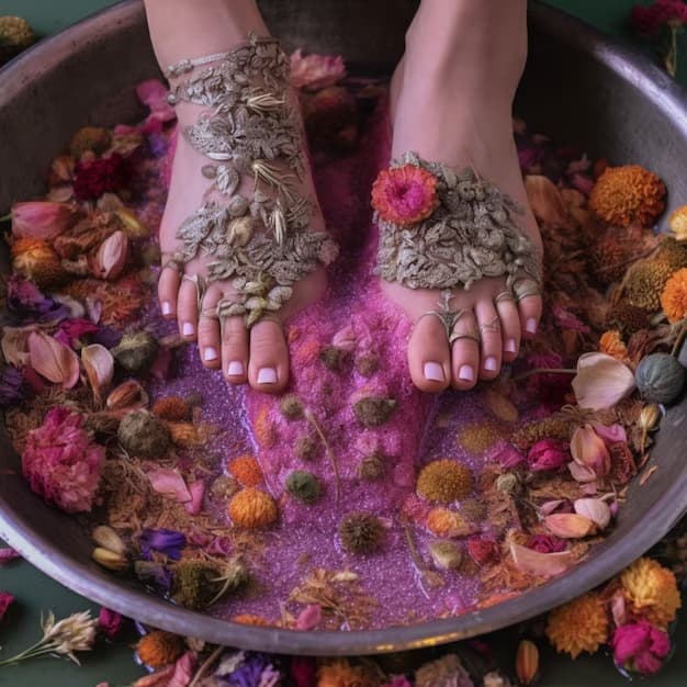 Herbal Foot Polishing