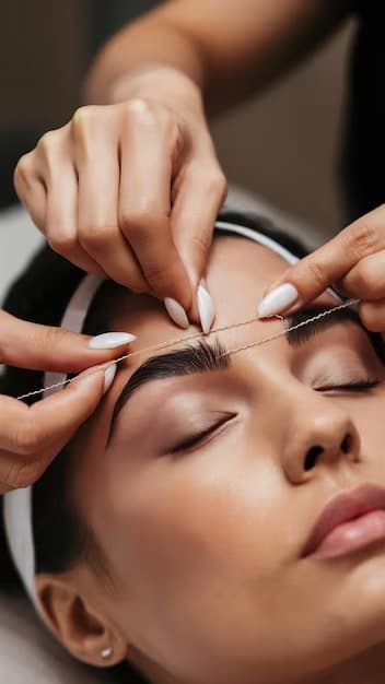 Eyebrow Threading