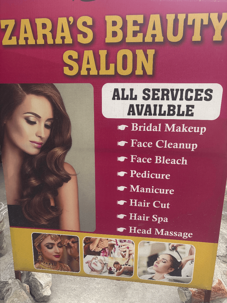 Zara's beauty salon